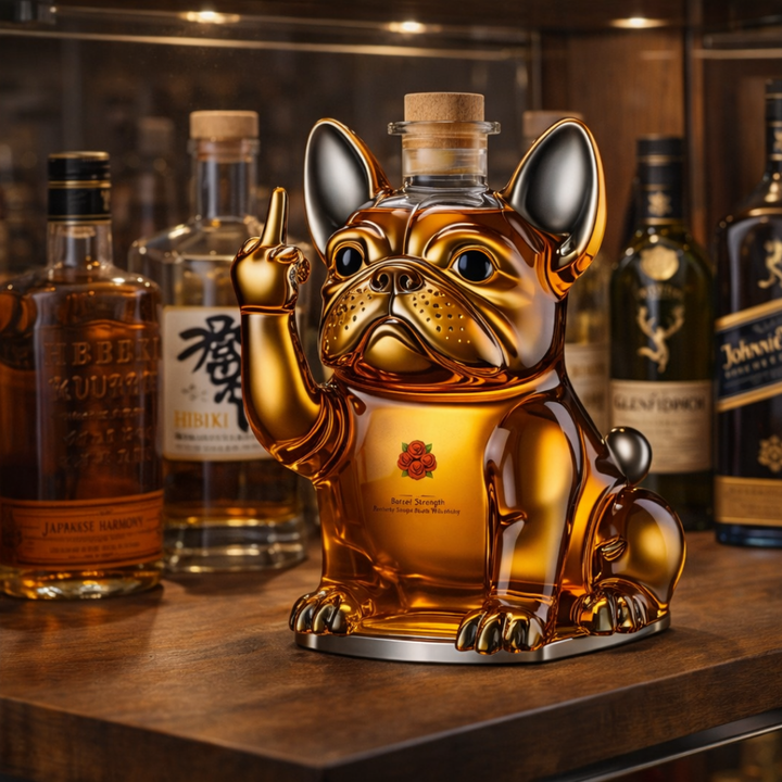 Whiskey Bottle - Dog Edition