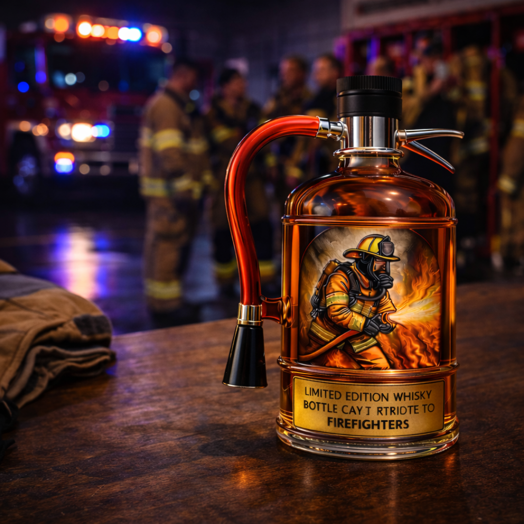 Whiskey Bottle - Fire Extinguisher Edition