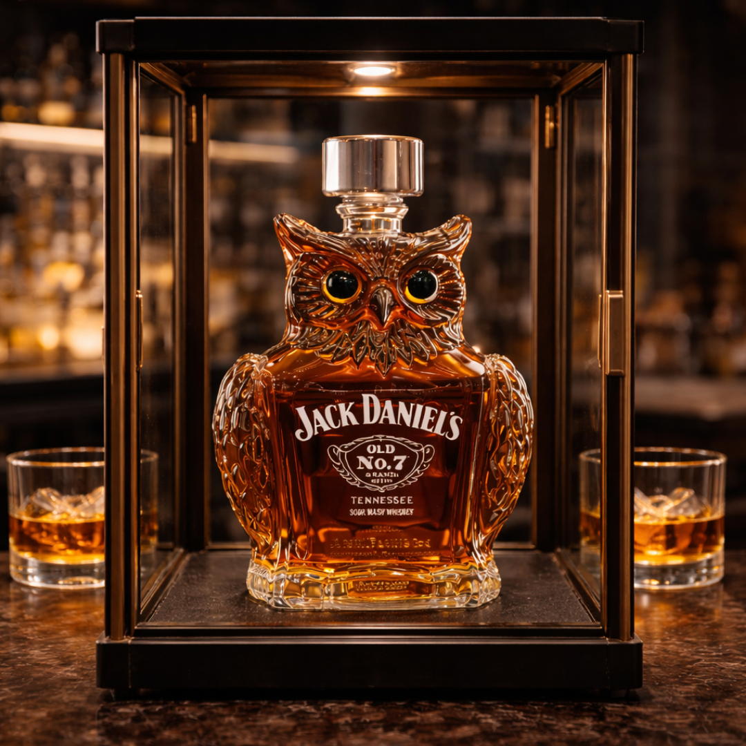 Whiskey Bottle - Owl Edition
