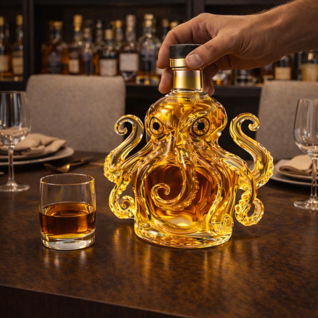Whiskey Bottle - Octopus Edition